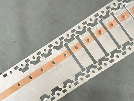 Embedded pole material